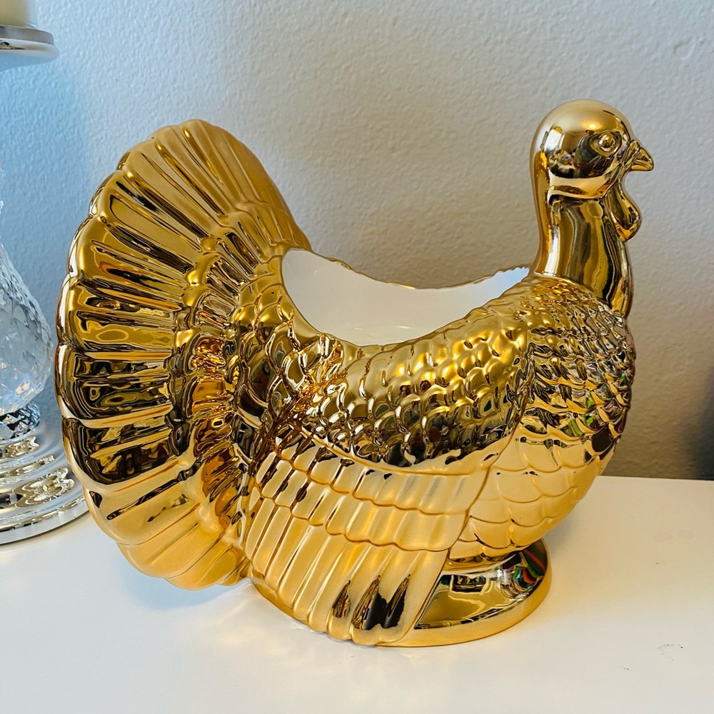 NEW B&BW Rose gold Turkey candle holder